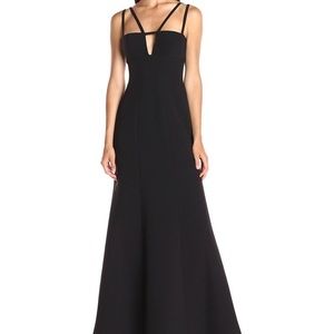 BCBGMax Azria Women's Leola Long Double Dress